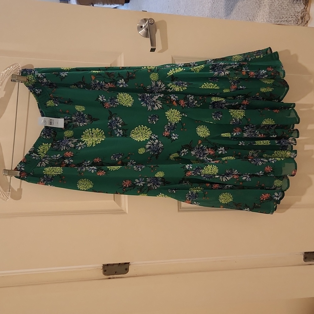 Loft midi skirt size: Large petite